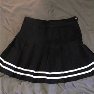 Black skater skirt